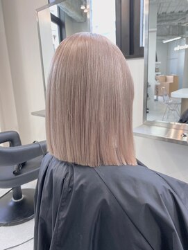 ペレ 栄店(PELE) ミルクティーベージュ　モードヘア