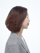 えがお美容室&nbsp;【えがお美容室】60代に人気◎大人ミディアムパーマヘア