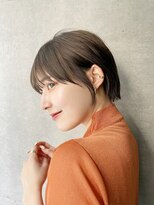 エニ 自由が丘(ENi)&nbsp;黒髪/グレーベージュ/レイヤーロング/前髪パーマ[自由が丘駅]