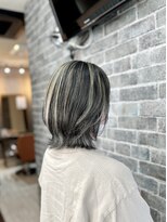 トリップレヴィア(Trip REVIA)&nbsp;バレーヤージュ風ハイライト＋ウルフミディ/20代30代40代クール