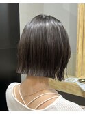 イメチェン/フルバング/似合わせカット/レッドブラウン/髪質改善