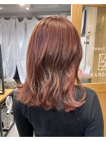 マノハル(MANOHARU)&nbsp;派手すぎないピンクインナーカラー