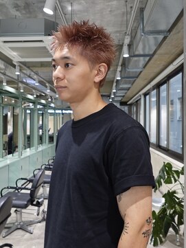 ロジ(loji) パンクベージュスパイキーショート