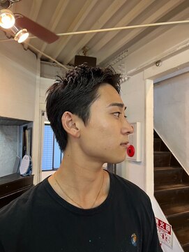 ビーバイエイトジェンツ(Bee by EIGHT GENTS) ダークアッシュ/ニュアンスパーマ/韓国マッシュ/スペインカール