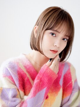 ミエルヘアービジュー(miel hair bijoux) 艶ストレートボブ