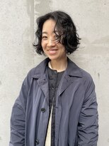 リル(Lilu) Lilu 2025.4 黒髪×ボブパーマ