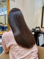 ロンドアベニール 北千住(Lond avenir)&nbsp;イメチェン外ハネボブ美髪ワイドバングレイヤー髪質改善縮毛矯正