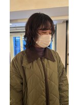 フランチェスカ(Francesca)&nbsp;ミディアム　ウルフ　パーマ　レイヤー