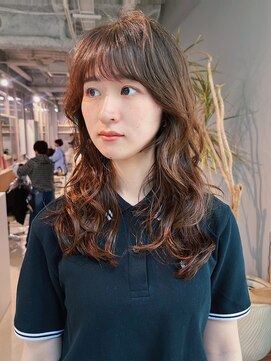 ユルクメゾンシティ 名古屋(JURK MAISON CITY) 【mai style】ドライパーマ　コテ巻き風パーマ　ロングパーマ
