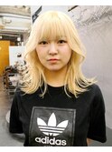 ブロンドベージュカラーブリーチカラー