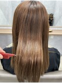 艶感ストレート 髪質改善 シアーブラウン 【YUKI】