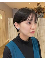 レターバイノベル(letter by novel)&nbsp;大人ボブ大人ショートボブ切りっぱなしボブ前髪あり前下がりボブ