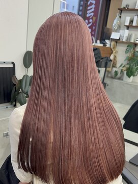 ソソ(soso) くびれヘア/アプリコットオレンジ/夏のヘアアレンジ/横浜