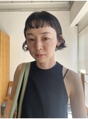 クセ毛ショートボブ