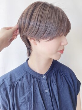 モリオフロムロンドン 原宿本店(morio from London) 【morio 原宿】ショートウルフ　ナチュラルベージュ