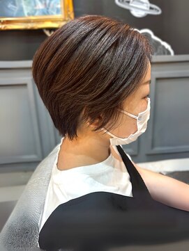 アンティカザサロン(antiqua THE SALON) マッシュショート ショートカット 30代 40代 ハンサムショート