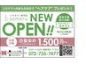 【ティッシュクーポン専用】 白髪染 部分染 ￥1500 ご来店特典あり☆