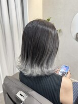 サロンドクオリア(Salon de Qualia)&nbsp;バレイヤージュ/プリンが気にならない外国人風カラー/S