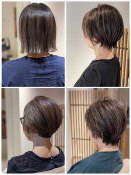 透明感×ツヤ感。白髪ぼかしで叶うワンランク上の大人髪