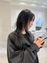 リアン(REAN)&nbsp;ハッシュカット/韓国/レイヤー/グレージュ