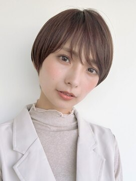 丸みコンパクトショート/ナチュラルハイライト/小顔/くびれp川口