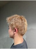 MEN’S HAIR/サーフカール/刈り上げセンターパート/柏