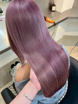 ラック 表参道(LUCK) ラベンダーピンク/グレージュ/艶ハイトーン/バイオレット