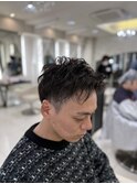 冬向け◎短髪パーマ無しスタイリング！ビジネス好印象爽やか
