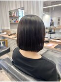 ちょい長め結べるボブ