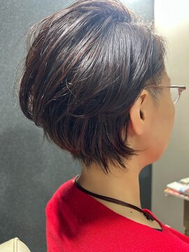 ジンリッチ(JiN RiCH) 前髪かきあげショートボブ★