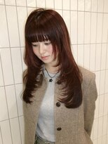 ホヌ(HONU) レイヤーカット/オレンジブラウン