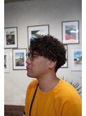 men's perm +one color