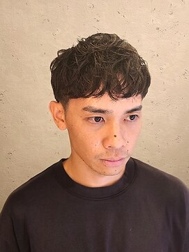 ワンワンオー バーバーショップ 長浜店(@110 BARBER SHOP) ニュアンスパーマ×マッシュ・フェード