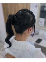ヘアセット専門店 ナゴミ 渋谷店(nagomi)&nbsp;サイドポニー