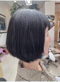 ナチュラルショートボブスタイル