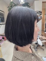 グラムゼロ ナチュラルショートボブスタイル