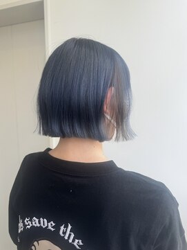 バイオレット ナゴヤ(Violet Nagoya) コバルトブルー ブリーチダブルカラー ボブレイヤーHR-240