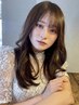 大学生割【人気No1】似合わせカット＋ツヤカラー＋UpToGLOSS Tr　￥11770