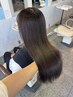 【真っ直ぐまとまりある髪の毛に】縮毛矯正+カット+クイックトリートメント