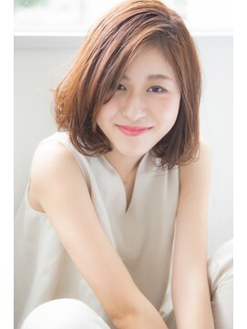 エイルヘアーガーデン(EIL hair Garden) 【EIL 久留米】 斜めバング◎クラシカルフレンチボブ