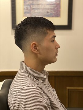 ヒロギンザバーバーショップ 神楽坂店(HIRO GINZA BARBER SHOP) ナチュラルクロップフェード