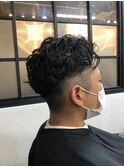 ツーブロック×ハードパーマ☆