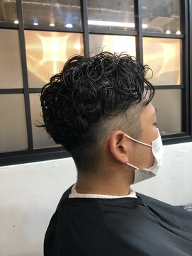 トハコ(&haco) ツーブロック×ハードパーマ☆