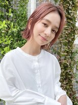 バブ バイネオリーブ(Bab by neolive)&nbsp;切りっぱなし☆ピンクボブ