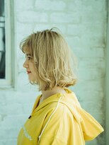 カラーサロンビスカリア 相模原エリア 淵野辺駅店(Color salon Biscaria)&nbsp;ハイトーン前下がりボブ