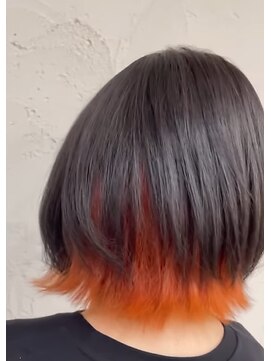 リッシュ 四街道店(Lish) ウルフ風のスタイルでのインナーカラー