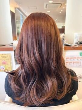 トップヘアー ネオ(TOP HAIR Neo) ピンクカラー/コテ巻き