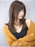 色っぽロング_チェリーブラウンフェミニンロング_49119
