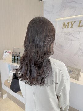 マイラグーン(MY LAGOON) インナーカラーイヤリングカラー透明感カラーグレージュ韓国ヘア