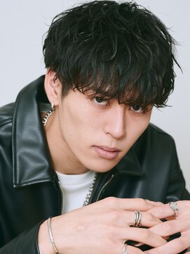 エルマーク 梅田(L-MARK) マッシュスパイラルパーマツイストスパイラル波巻きメンズ